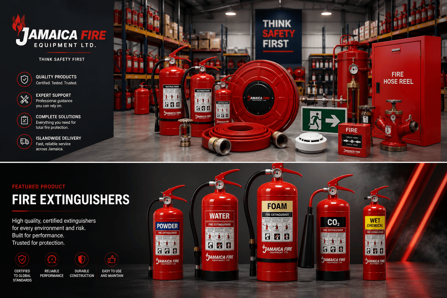 Fire safety products and equipment